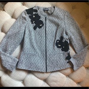 Karl Lagerfeld Paris tweed blazer